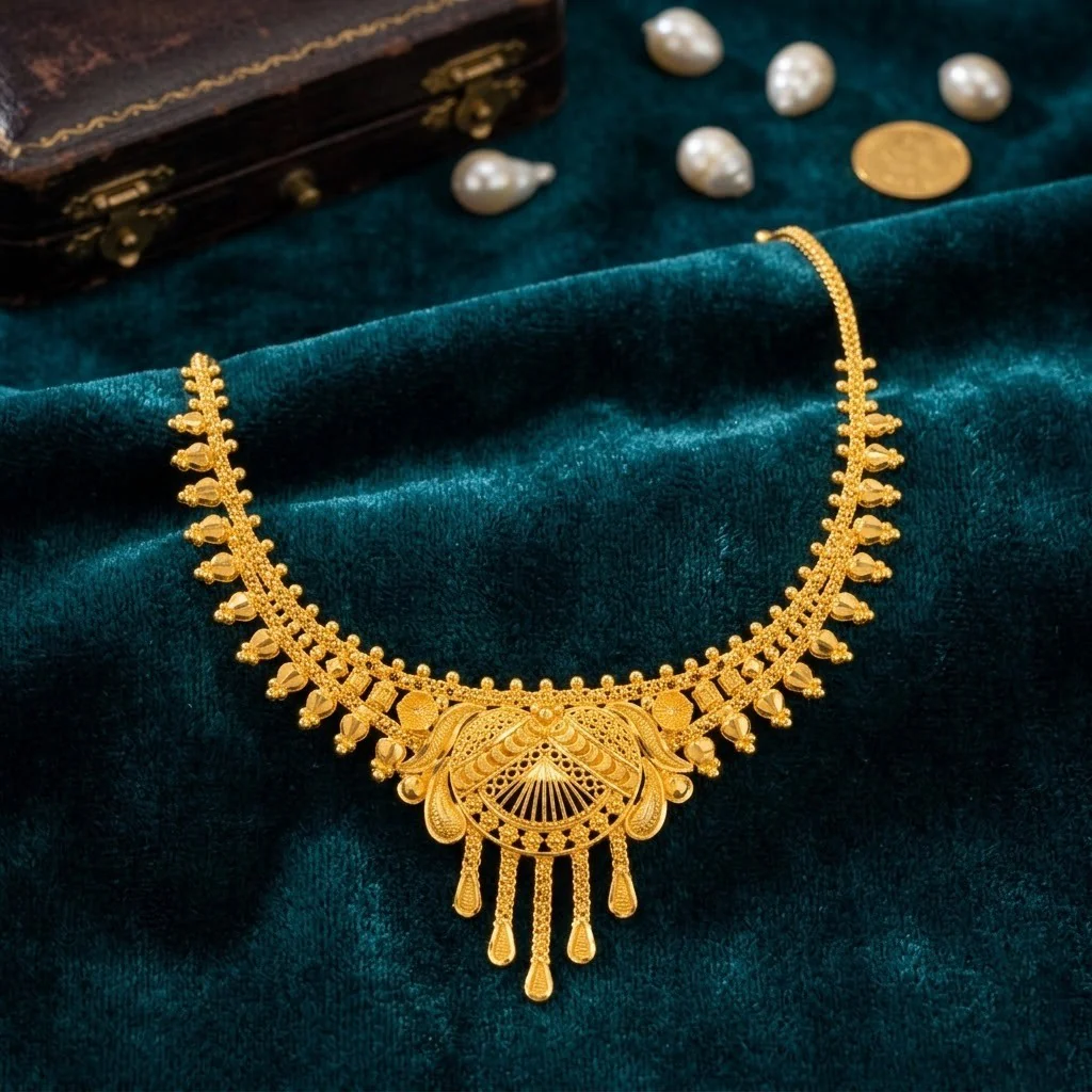 gold necklace